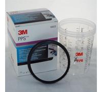 3M PPS Gobelet 0,85 L & Bague à visser #E16023 x1 morceau