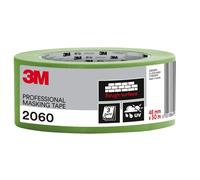 3M Professional Masking Tape 2060, Rough Surfaces, Green - 1 Roll 48 mm x 50 m -