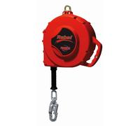 3M PROTECTA Appareil antichute Rebel, longueur : 30 m, câble métallique galvanisé 5 mm , boîtier plastique, mousqueton acier Twist-Lock sur le boîtier ouverture 17 mm, mousqueton automatique en acier 