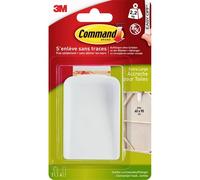 3M Languettes adhésives Command d'extérieur transparentes – 8 petites, 4 moyennes, 4 grandes