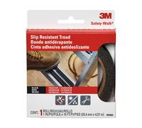 3M Safety-Walk Ruban antidérapant 610B-R1X180, Multi-usages, Intérieur et Extérieur, Noir, 25,4 mm x 4,57 m, 1 rouleau/paquet