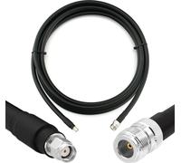 3m RP-SMA mâle vers N femelle câble coaxial - 3 mètres 8D-FB ultra faible perte Ø11.1mm (50 ohms) - pour WiFi / Routeur / Antenne / Sans fil / RF / WLAN / Radio / Modem