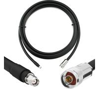 3m RP-SMA mâle vers N mâle Câble coaxial - 3 mètres 8D-FB Câble d'extension ultra faible perte Ø11.1mm (50 ohms) - pour WiFi / Routeur / Antenne / Sans fil / RF / WLAN / Radio / Modem