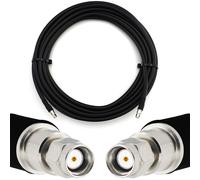 3m RP-SMA mâle vers RP-SMA mâle câble coaxial - HF400 Flexible 50 Ohm Câble d'extension (équivalent LMR400 UF UltraFlex) - pour WiFi / Routeur / Antenne / RF / Radio