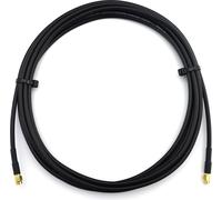 3m RP-SMA mâle vers RP-SMA mâle Câble coaxial RG58 - 3 mètres de câble d'antenne à faible perte 50 Ohms câble d'extension - pour routeur WiFi Antenne Wireless RF WLAN Radio Modem