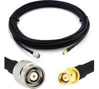 3m RP-TNC mâle vers SMA mâle - HF-240 (équivalent LMR 240) câble d'antenne d'extension - pour WiFi RF antenne GSM LTE 4G 5G 6G routeur amplificateur de signal Lora Ham CB radio
