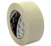 3M Ruban Adhésif de Masquage Papier Crêpé 101E, Beige, 24 mm x 50 m | Lot de 9