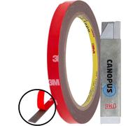 3m Ruban Adhésif Double Face 3m Extra Fort (8mm X 3m),3m Ruban Adhesif Etanche Ruban De Montage,Ruban Double Face Pour Bande Led,Intérieure,Décor De Maison,Ruban De Automobiles