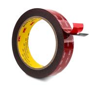 3M Ruban Adhésif Double Face 5925 25 mm x 4,7 m Noir 1 Rouleau De 0,6 mm d'Épaisseur Ruban Mousse Très Résistant Pour Décoration De Voiture Maison Bureau