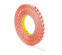 3M ruban adhésif double face avec support polyester GPT-020F, transparent, 25 mm x 50 m, 0,202 mm x1 morceau