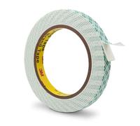 3M Ruban Adhésif Double Face en Mousse13 mm x 300 cm Blanc 1 Rouleau Ruban Uréthane Polyuréthane Double Face Pour Collage Fixation Montage De Plaques Signalétiques Intérieures