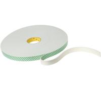 3M ruban adhésif en mousse PU avec adhésif acrylique 4008, beige, 12 mm x 33 m, 3,2 mm x1 morceau