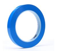 3M ruban adhésif en PVC souple 471 F, bleu, 9 mm x 33 m, 0,13 mm x1 morceau