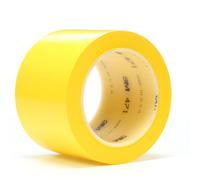 3M ruban adhésif en PVC souple 471 F, jaune, 101 mm x 33 m, 0,13 mm x1 morceau