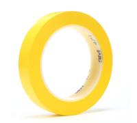 3M ruban adhésif en PVC souple 471 F, jaune, 25.4mm x 33m, 0.13mm x36 morceau