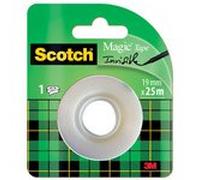 3M Ruban adhésif Magic 810, 19 mm x 10 m, invisible