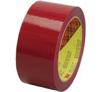 3M ruban adhésif polyester 850 F, rouge, 50,8 mm x 66 m, 0,05 mm x6 morceau