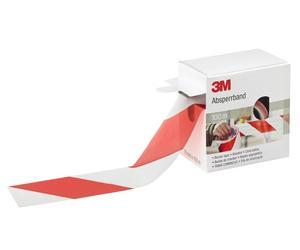 3M ruban de délimitation, rouge-blanc, non adhésif, 70mm x100m, 596615, 24rouleaux = 1 cartes/UV x24 morceau