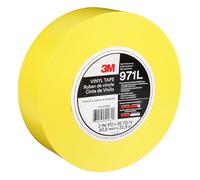 3M Ruban de marquage au sol durable 971L, Yellow, 50.8 mm x 33 m, 0.43 mm, Individually Wrapped Conveniently Packaged