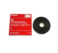3M Ruban isolant électrique en PVC (L x l) 33 m x 12 mm noir PVC Scotch&trade, 22 Contenu : 1 rouleau(x) (80-0120-1703-6)
