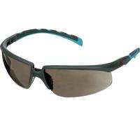 3M S2002SGAF-BGR Lunettes de protection avec protection anti-buée, avec protection anti-rayures, à angle réglable turquoise, gris EN 166 DIN 166