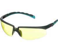 3M Lunettes de protection Solus 2000 S2003SGAF, gris/turquoise, écran jaune, antibuée Scotchgard