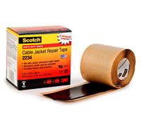 3M Scotch 2234 Bande de réparation de gaine de câble, autosoudable, noir, 50,8 mm x 1,82m, épaisseur 1,52 mm x1 morceau