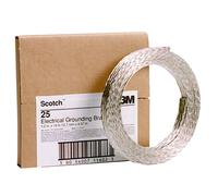 3M Scotch 25 ruban de mise à la terre, cuivre étamé, 25 mm², 13 mm x 4,5 m, 2,38 mm x1 morceau