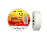 3M Scotch 35 Vinyl ruban électrique isolant, blanc, 19 mm x 20 m, 0,18 mm x20 morceau