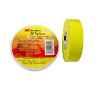 3M 80052 80611211592 Scotch 35 Ruban adhésif 19 mm x 20 m Jaune