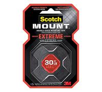 3M Scotch 414/DC Bande de montage extrêmement forte: 1 in. x 60 in. (Noir)