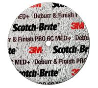3M Scotch-Brite Deburr and Finish PRO Disque compact DP-UW, 75 mm x 6,35 mm x 6,35 mm, 4C MED+ x40 morceau