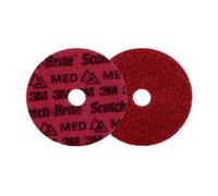 3M Scotch-Brite™ Disque De Conditionnement De Surface De Précision - 125 Mm X 22,23 Mm - Moyen (25 Pièces)