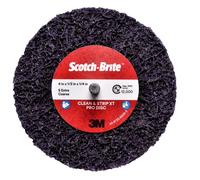 3M Scotch-Brite Disque de nettoyage grossier XT-ZS Pro, 100 mm, 25 mm, 6 mm, S, extra coarse x10 morceau