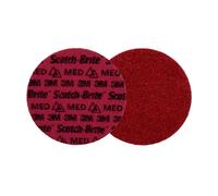3M Scotch-Brite Disque non-tissé de précision, PN-DH, moyen, 178 mm x pas de perçage x100 morceau