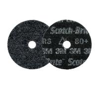 3M Scotch-Brite Disque non-tissé de précision pour les exigences les plus élevées, HD-DH, Extra Coarse 80+, 102 mm x 16 mm avec centrage x100 morceau