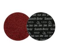 3M Scotch-Brite Disque non-tissé de précision pour les exigences les plus élevées, HD-DH, Medium 150+, 127 mm x NH x50 morceau