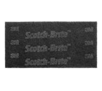 3M Scotch-Brite Durable Flex Handpad MX-HP, gris, 114 mm x 225 mm, S, ultra fine (paquet =25 pièces) #64660 x25 morceau