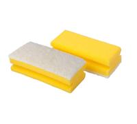 3M Scotch-Brite Éponge 107, jaune/blanc, 70 mm x 130 mm x100 morceau