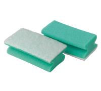 3M Scotch-Brite Éponge 108, vert/blanc, 70 mm x 130 mm x100 morceau