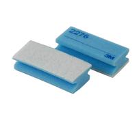 3M Scotch-Brite Eponge de nettoyage 2276 bleu/blanc 70mmx150mm x120 morceau