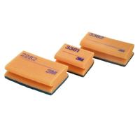 3M Scotch-Brite Eponge de nettoyage 3381 orange/vert 70mmx92mm x200 morceau