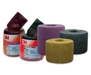 3M Scotch-Brite Multi-Flex Rouleau non tissé MX-SR, violet, 100 mm x 200 mm, A, very fine, perforé 60 fois #07521 x1 morceau