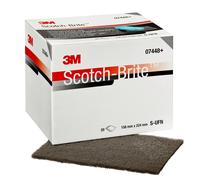 3M Scotch-Brite pad manuel CF-HP 7448+, gris 158 mm x 224 mm, S, ultra fin x20 morceau