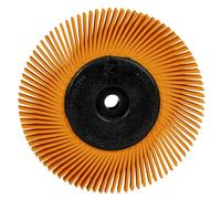 3M Scotch-Brite Precision Radial Bristle Brush, PN-RB, 80+, 152,4 mm x 25,4 mm, 12,7 mm, type A, avec bride x5 morceau