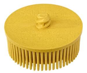 3M Scotch-Brite Roloc Bristle Disc RD-ZB, jaune, 76,2 mm, P80 #07527 x1 morceau