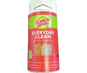 3M Scotch-Brite Rouleau de rechange pour rouleau à peluches pour vêtements 836RP-56, 1 pièce à 56 feuilles x12 morceau