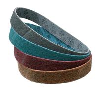 3M Scotch-Brite SC-BL Lot de 4 bandes abrasives non tissées de qualité supérieure - 50 x 1020 mm - Par exemple pour Metabo BS 175 / BS 200 - Grains A-crs, A-med A-vfn et A-sfn)