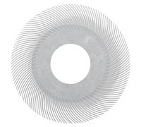 3M Scotch-Brite Segments radiaux individuels BB-ZB, blanc, 193,5 mm, P120, type C x70 morceau