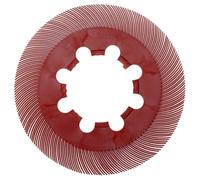 3M Scotch-Brite Segments radiaux individuels BB-ZB, rouge, 193,5 mm, P220, type C, paquet = 70pièces x1 morceau